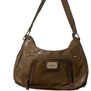 LIZ CLAIBORNE light brown handbag